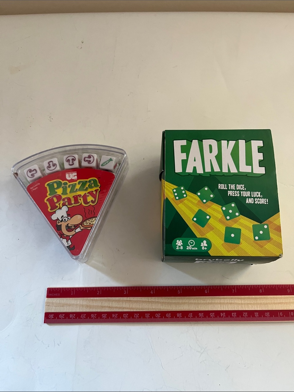 Farkle and Pizza Party Dice Games for No electronic game play!!